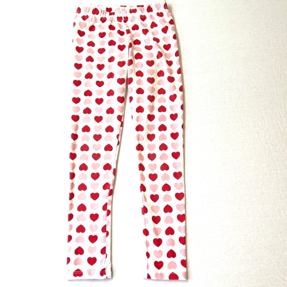 Janie and Jack Heart Leggings, Size 8